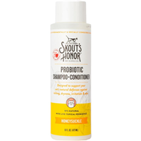 Skout&lsquo;s Honor Probiotic Shampoo + Conditioner for Cats Honeysuckle Scent 16 oz
