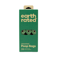Earth Rated Poop Bags 315 ct Refill Bags, 21 rolls Unscented