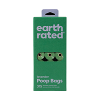 Earth Rated Poop Bags 315 ct Refill Bags, 21 rolls Lavender Scented