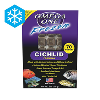 Omega One Frozen Cichlid Fish Food 3.5 oz