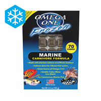 Omega One Frozen Marine Carnivore Fish Food 3.5 oz
