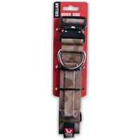 Boss Dog Tactical Collar Tan Camo