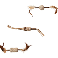 SPOT Naturals Silver Vine Cord & Stick Assorted Cat Toys