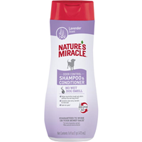 Nature&lsquo;s Miracle Odor Control Shampoo & Conditioner Lavender Scent 16 oz