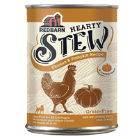 Redbarn Hearty Stew Chicken & Pumpkin Recipe Canned Dog Food 12 oz