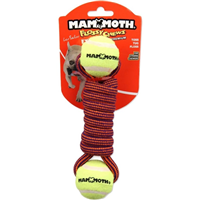 Mammoth Flossy Chews Premium EXTRA Twister Bone with Tennis Balls