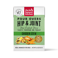 The Honest Kitchen Pour Overs Hip & Joint Chicken Stew Meal Enhancer for Dogs 5.5 oz