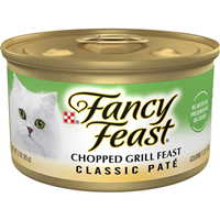 Fancy Feast Classic Paté Chopped Grill Feast Gourmet Cat Food 3oz 79523