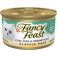 Fancy Feast ® Gourmet Cod, Sole & Shrimp Cat Food 3 oz. 979524