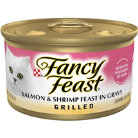 Fancy Feast Grilled Salmon and Shrimp Gourmet Cat Food 3oz 79597
