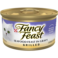 Fancy Feast Grilled Seafood Gourmet Cat Food 3oz 79600