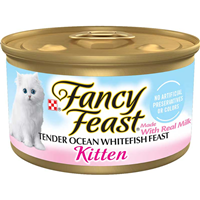 Fancy Feast Kitten Classic Paté Tender Ocean Whitefish Cat Food 3oz 98908