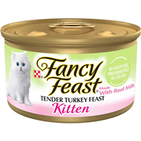 Fancy Feast Kitten Classic Paté Tender Turkey Feast Cat Food 3oz 98909