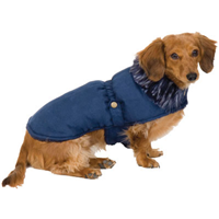 Faux Suede Blanket Coats Blue