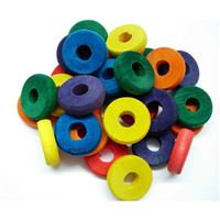 Zoo-Max® Wood Discs for Birds Color 30 Pieces 8864