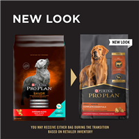 Purina Pro Plan Adult Complete Essentials Shredded Blend Beef & Rice Dry Dog Food 15 lbs.