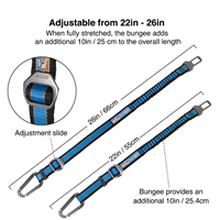Kurgo Direct to Seatbelt Bungee Tether