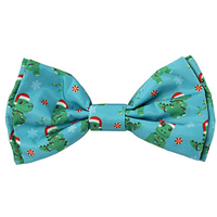 Fuzzyard Tree Rex Holiday Bowtie S/M I028716
