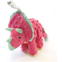 goDog Dinos Frills Squeaky Plush Toy  I029455