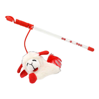 Multipet Lamb Chop Refillable Catnip Wand 12in I033600