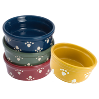 Earthy Paws Traditional Stoneware Bowls