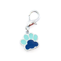 Enamel Paw Collar Charms 64216e