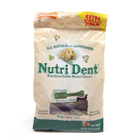 Nutri Dent Edible Dental Brush Chews For Dogs Value Pack Pouch 69741b