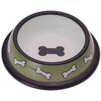 Petrageous® Designs Scattered Bones Plastic Feeding Bowls 17051e