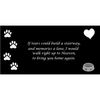 Granite Personalized Memorial Stone With Your Pet&lsquo;s Picture 47101e