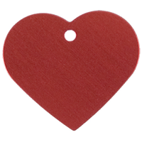Large Red Heart ID Tag 49692