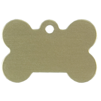 Personalized Gold Bone ID Tag 49694