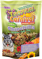 Tropical Carnival Natural Chinchilla Fortified Daily Diet Gourmet Food 3 Lb. Bag 57053