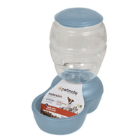 Petmate® Replendish™ Pearl Blue Feeders and Waterers 147404b