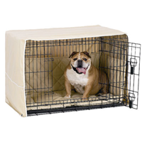 Pet Dreams® Classic Khaki Side-Door Crateware 636151b