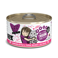 WERUVA b.f.f. Best Feline Friend Tuna & Tilapia Twosome Recipe in Aspic Canned Cat Food 111558b