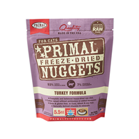 5.5oz Primal FD Turkey Freeze Dried Cat Food I002835e
