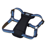 Coastal K9 Explorer Reflective Adjustable Padded Dog Harness Sapphire  I006407e
