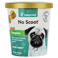 NaturVet® No Scoot® Plus Pumpkin Soft Chews for Dogs 60 ct.  I007164