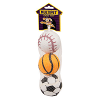 Multipet 3 Pack Sport Tennis Balls  I007397