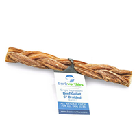 Barkworthies® Braided Bully Puffs 6" I007423