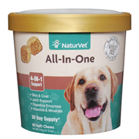 NaturVet® All-In-One 4-IN-1 Support Soft Chews I007830b