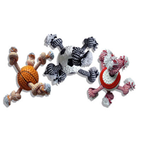 Multi Pet Doglucent TPR Sports Ball w/Rope I007843