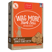 Cloud Star® Wag More Bark Less® Oven-Baked Biscuits with Crunchy Peanut Butter I008311b