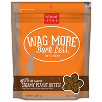 Cloud Star® Wag More Bark Less® Soft & Chewy Dog Treats with Creamy Peanut Butter 6 oz. I008321