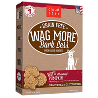 Cloud Star® Wag More Bark Less® Grain Free Oven-Baked Biscuits with Pumpkin 14 oz. I008363