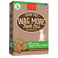 Cloud Star® Wag More Bark Less® Grain Free Oven-Baked Biscuits with Chicken & Sweet Potatoes 14 oz. I008365