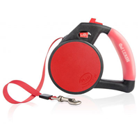 Wigzi Retractable Gel Leash Small Red  I008992e