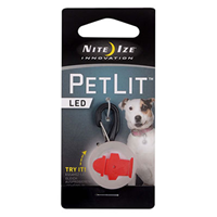 Nite Ize Innovation PetLit LED Red Hydrant  I009146