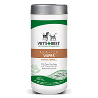 Vet&lsquo;s + Best™ Flea + Tick Wipes 50 ct. I009311
