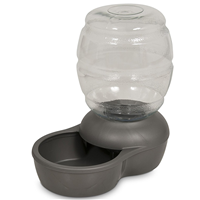 Petmate Replendish Waterer with Microban Mason Silver 147452e
